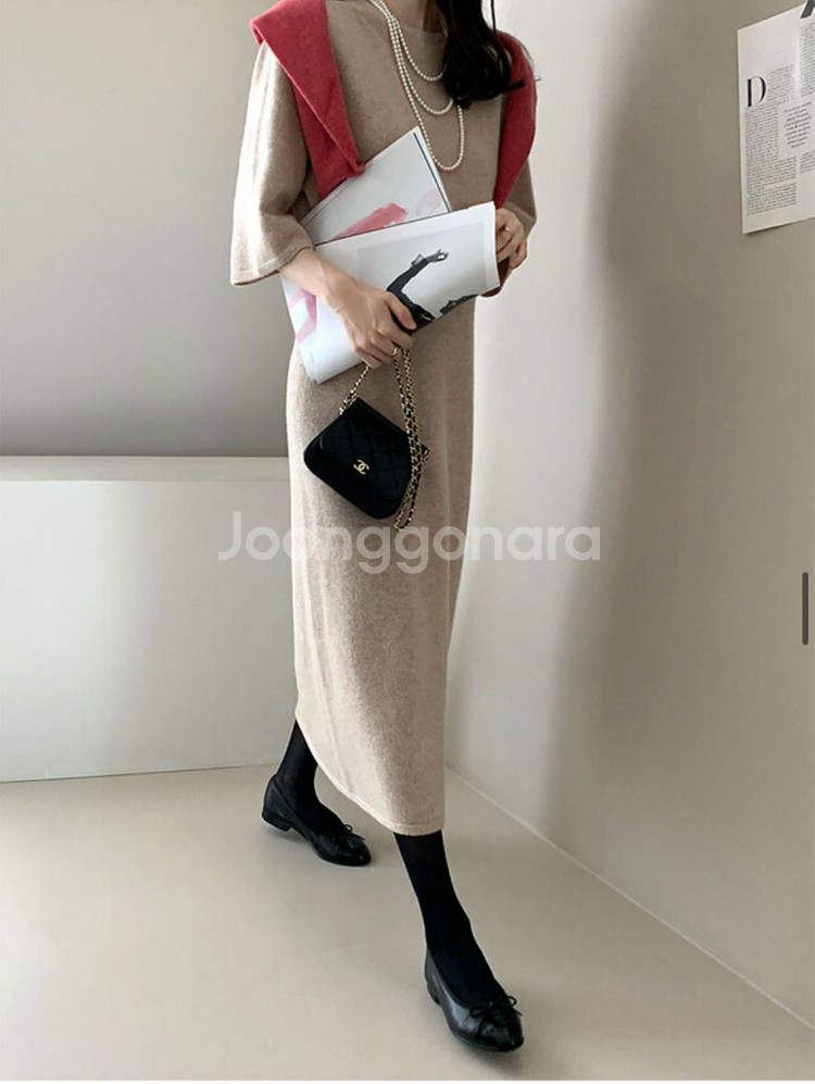 데일리룩 로로피아 홀가먼트 원피스--2