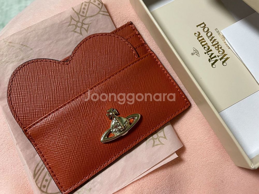 (정품)비비안웨스트우드 카드지갑 레드--0