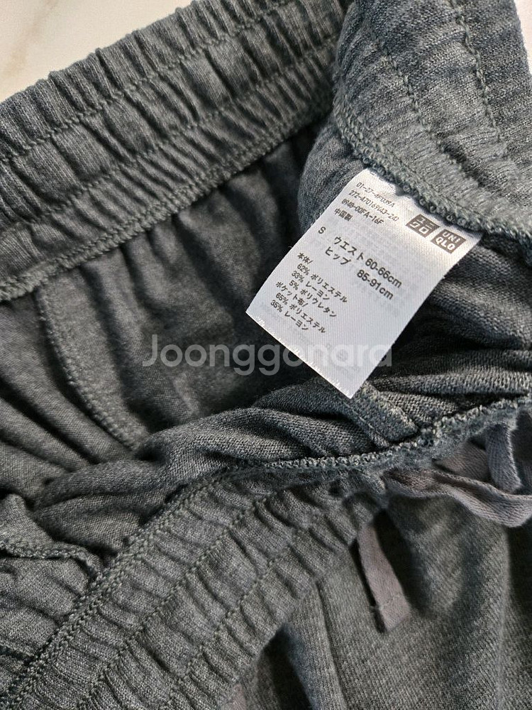 새상품) 일본구매 유니클로 팬츠 여성 밴딩 바지 s 사이즈--5