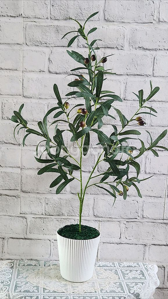 새상품)이케아 화분 올리브 조화 인테리어 소품--0