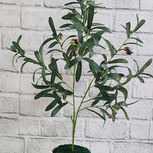 새상품)이케아 화분 올리브 조화 인테리어 소품