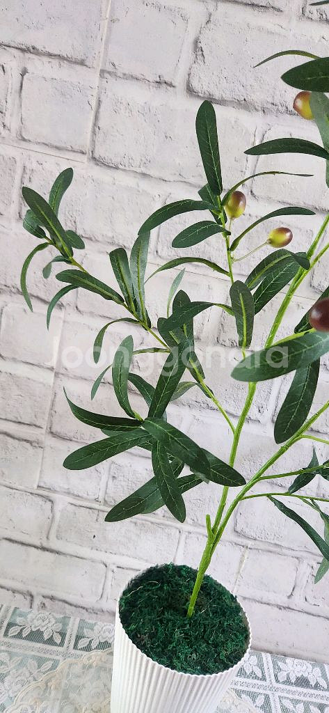 새상품)이케아 화분 올리브 조화 인테리어 소품--4