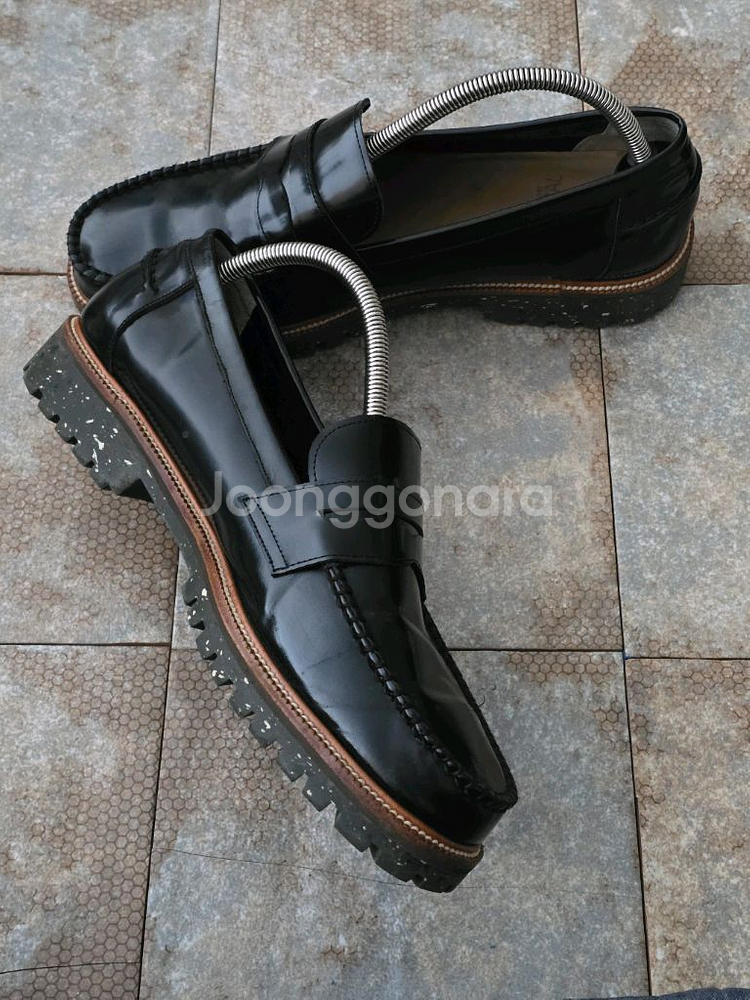 (285)손신발 페니 로퍼 구두--3