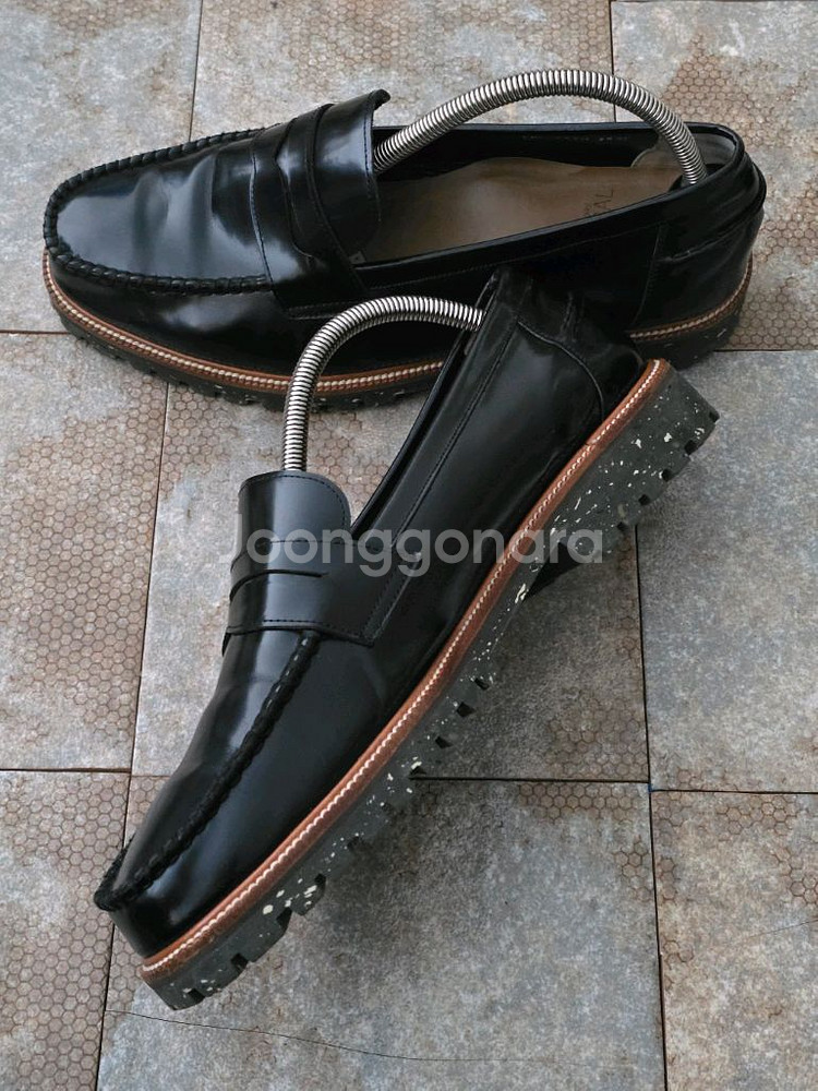 (285)손신발 페니 로퍼 구두--4