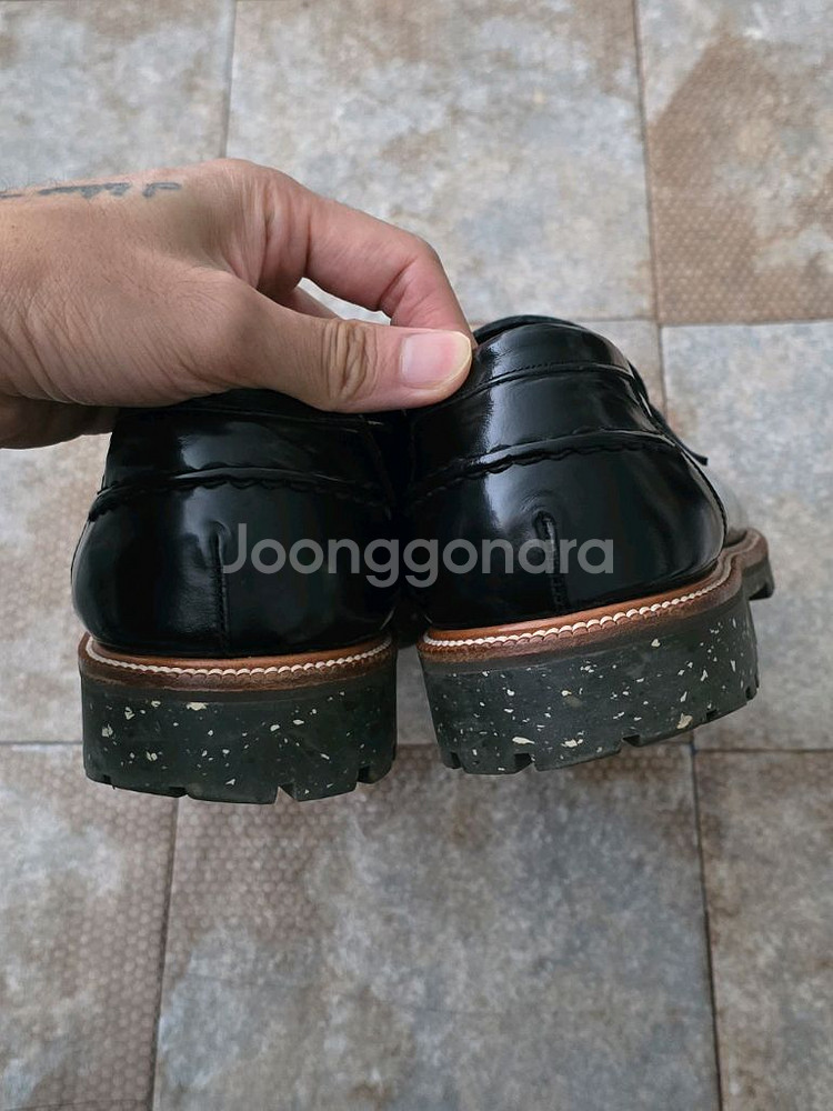 (285)손신발 페니 로퍼 구두--6