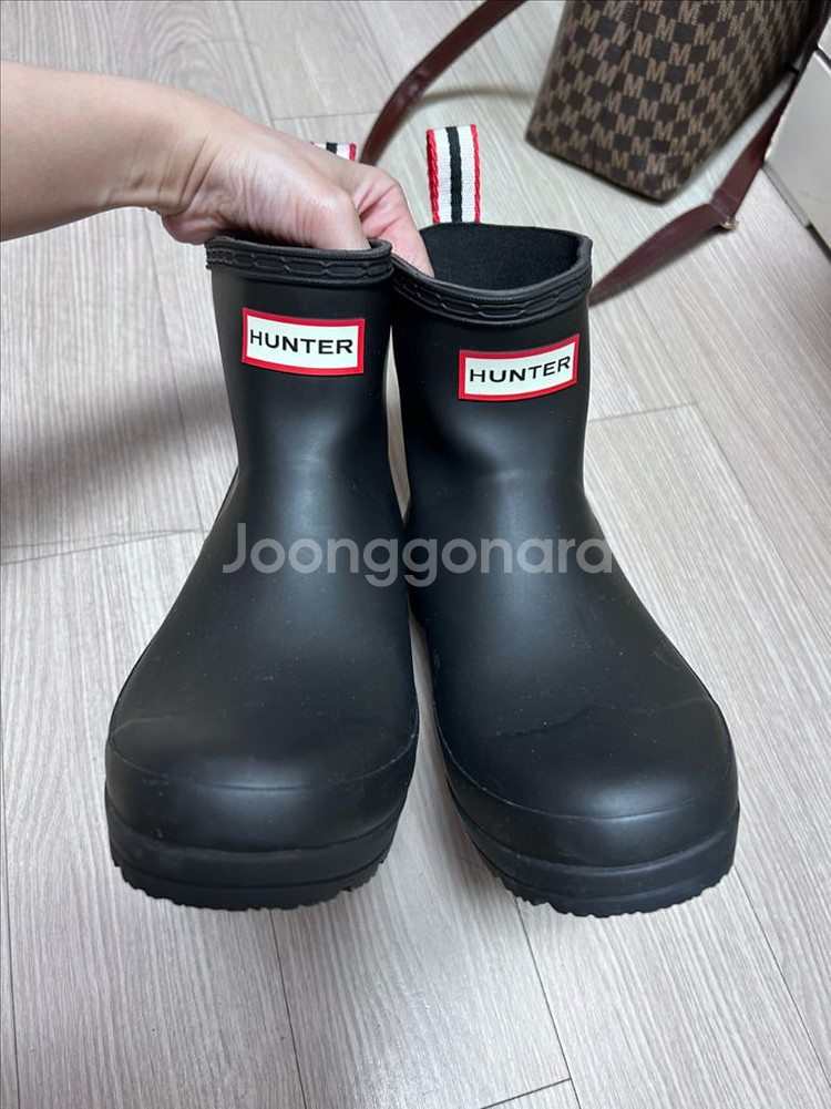 220 225 uk3 헌터 플레이숏 레인부츠--0