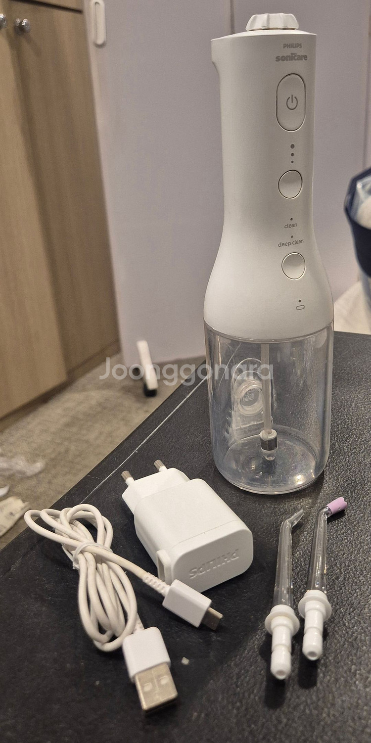 필립스 구강세정기 무선 파워플로서 3000 전시시연품--0