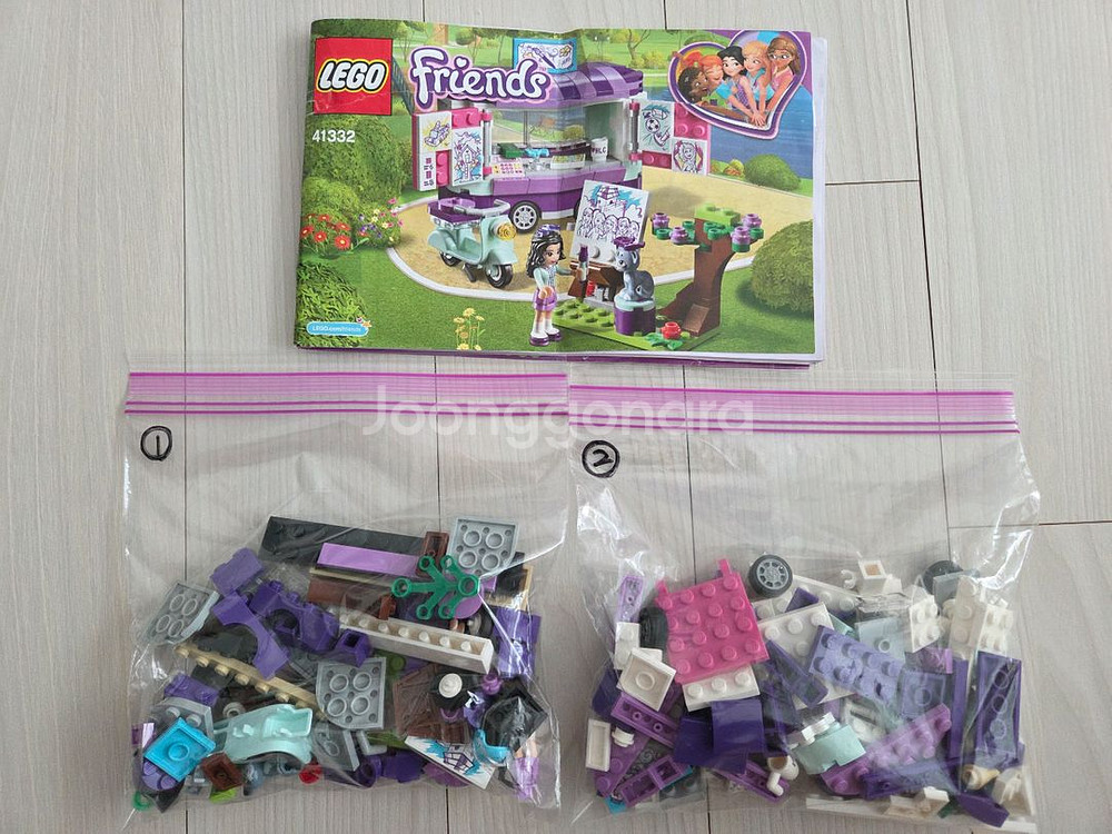 레고프렌즈 41332엠마의아트카페차--1