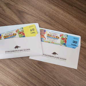 고성공룡엑스포 대인 소인