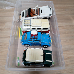 정품 레고 만번대 자동차 4대(포르쉐,비틀,캠퍼벤,미니쿠퍼)일괄 10만원에 판매합니다