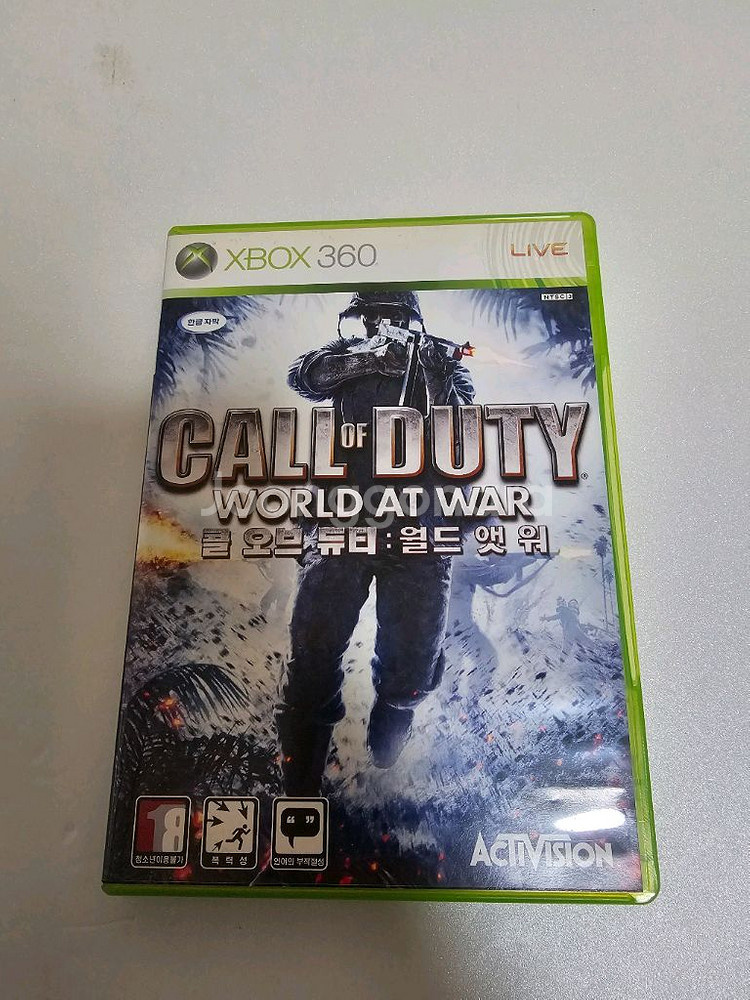 XBOX360 콜오브듀티 월드앳워 한글판--0