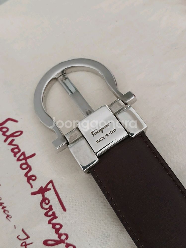 페라가모 신사정장 양면 가죽벨트 정품입니다--2