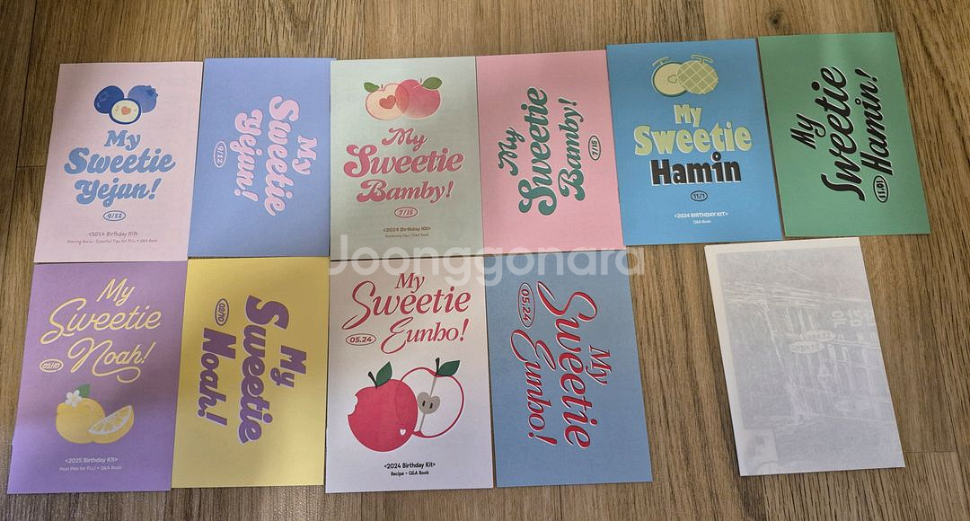 플레이브 2024 생일키트 양도(포카제외)--1