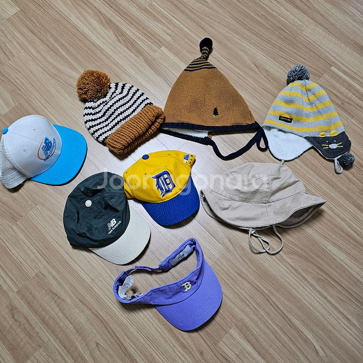 유아 모자 8개 일괄 (뉴발란스 포함 48~52사이)--0