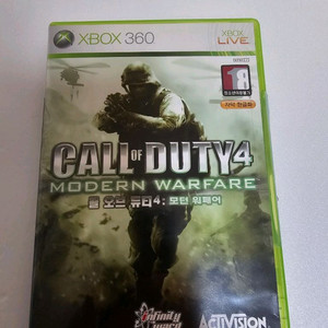 XBOX360 엑박360 콜오브듀티4 모던워페어