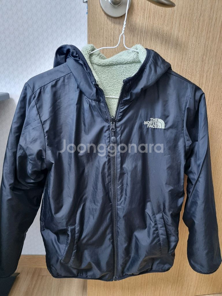 노스페이스키즈 양면 후리스 점퍼(150)--2