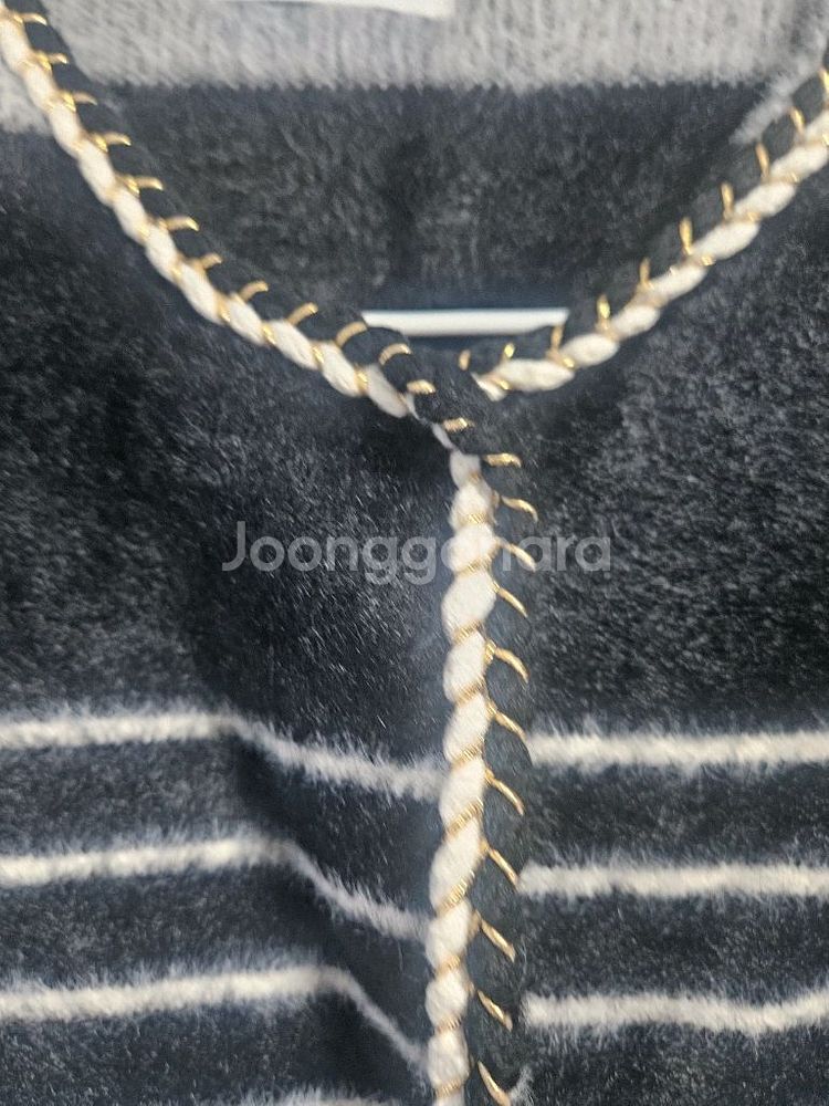 루븐루브 스트라이프 니트 가디건--4