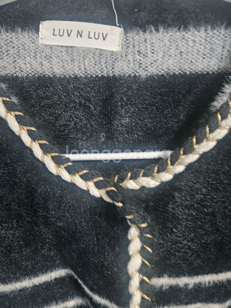 루븐루브 스트라이프 니트 가디건--2