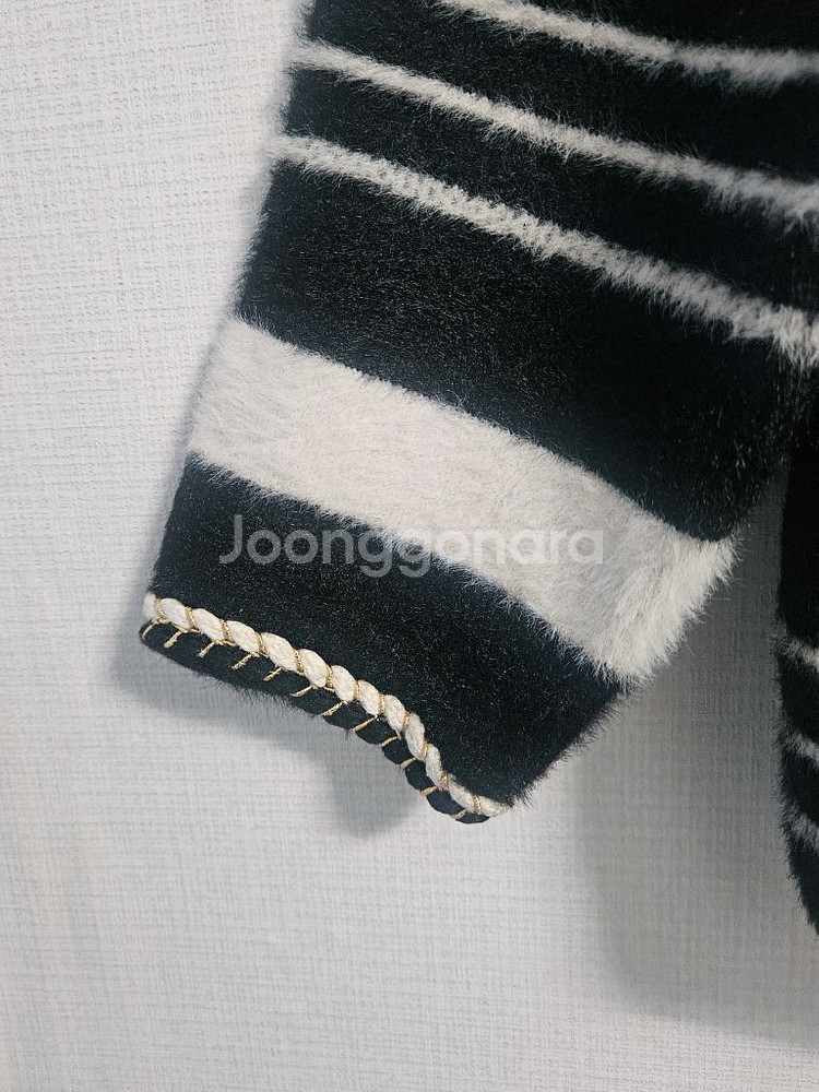 루븐루브 스트라이프 니트 가디건--5