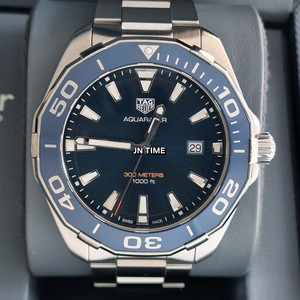 태그호이어 구형 아쿠아레이서 쿼츠 청판 43mm