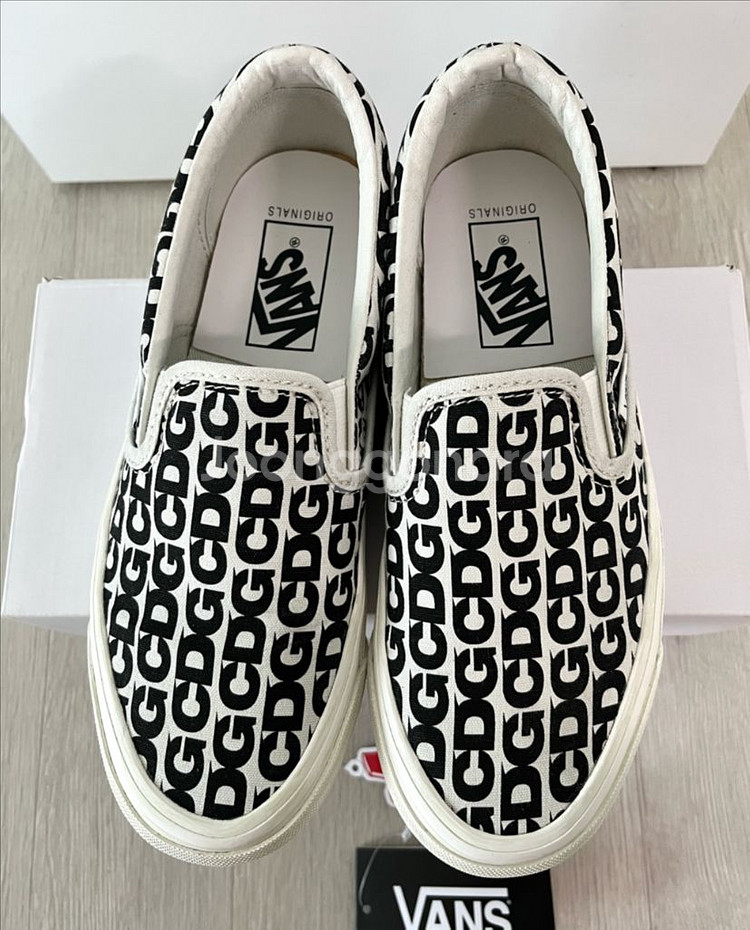 반스 볼트 슬립온 LX CDG 화이트 230--1