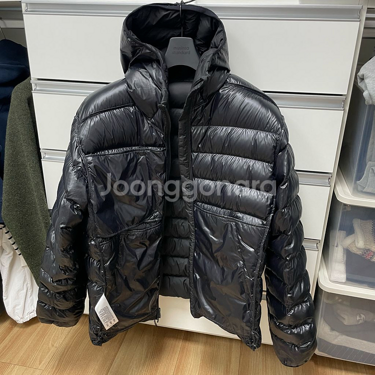 무탠다드 시티레저 후드 라이트다운 자켓 블랙 2XL--2