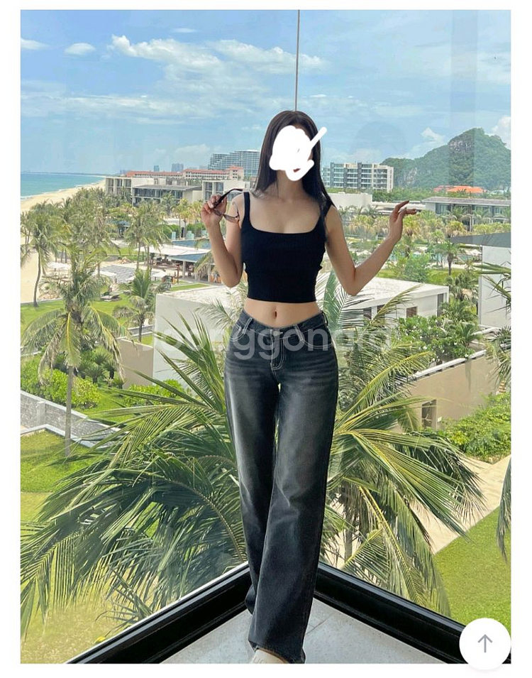 (공홈 단종 새상품) 카인다미 발레리나 니트 나시 (블랙,아이보리)--1