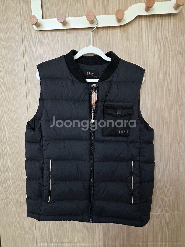 닥스 키즈 구스 패딩 조끼 130--0