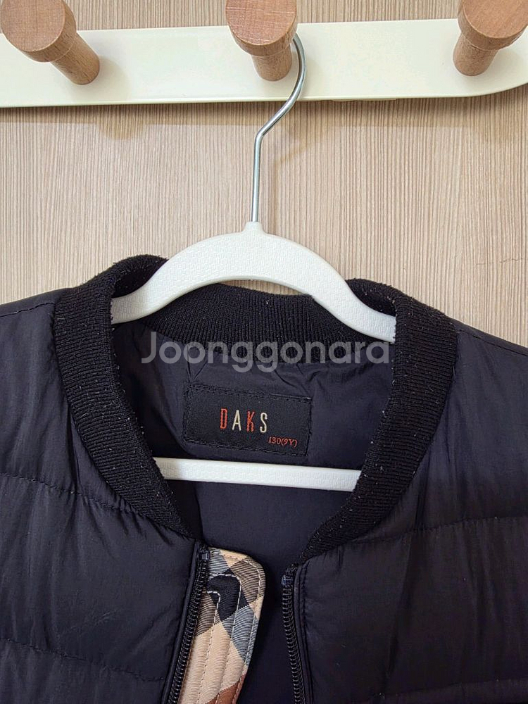 닥스 키즈 구스 패딩 조끼 130--3