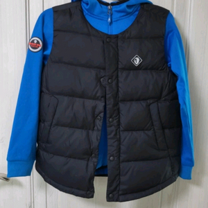 블랙야크 키즈 후드집업,조끼 세트 145