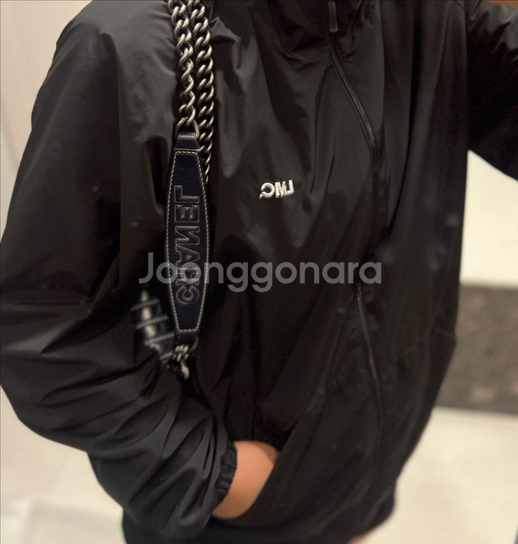 샤넬 네이비 레더 스티치 숄더--8