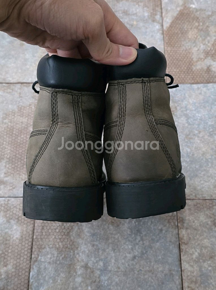 (225)팀버랜드 6인치 프리미엄 카키 워커 부츠--6