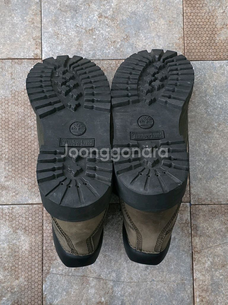(225)팀버랜드 6인치 프리미엄 카키 워커 부츠--7