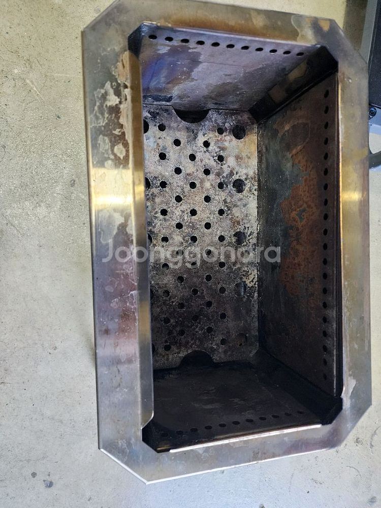 꾸버스 캠핑 불멍 화로대 XL 유리+벙커팩+매쉬세트--5