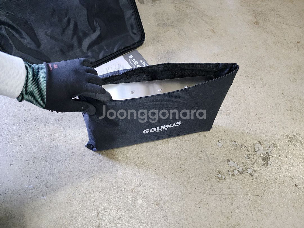 꾸버스 캠핑 불멍 화로대 XL 유리+벙커팩+매쉬세트--7