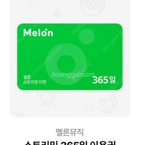 멜론 뮤직 스트리밍 1년이용권(365일) 최저가 74000원