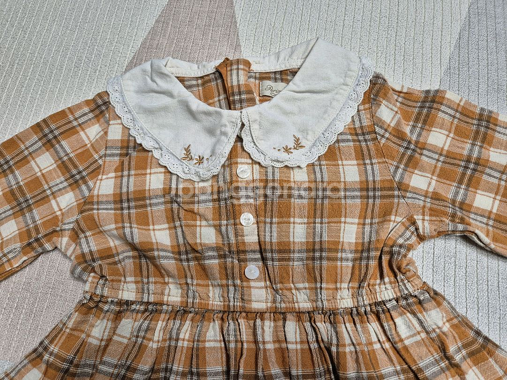 페리미츠 체크 원피스 120--2