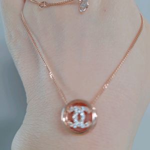 14k핑크골드 목걸이