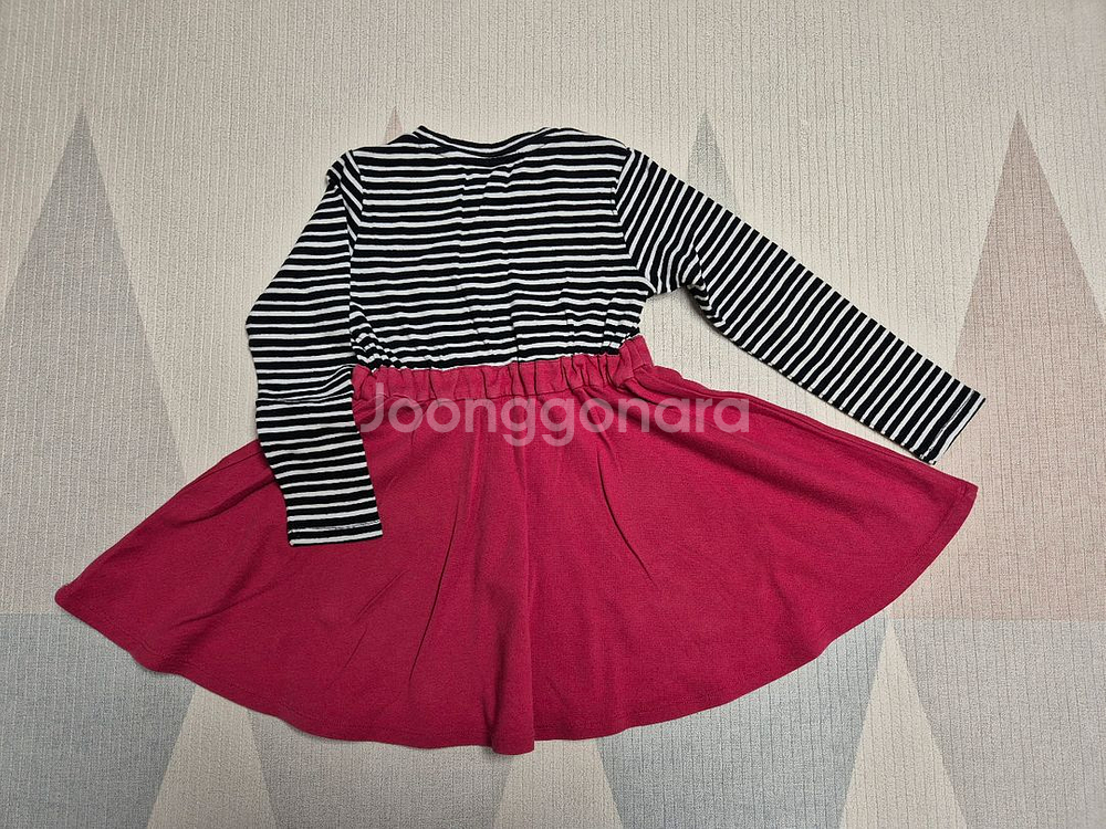 포래즈 스트라이프 플레어 원피스 120--1