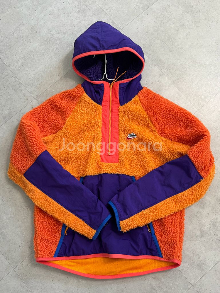 나이키 쉐르파 아노락 후드 양털 집업 M--0