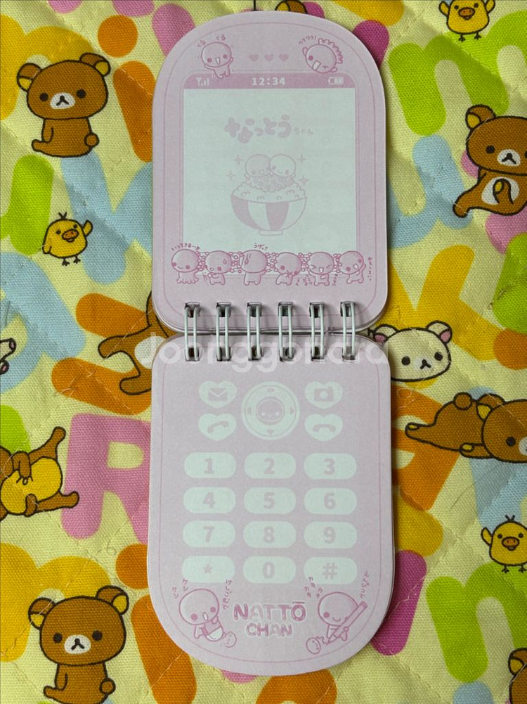 헤이세이 낫토짱 스프링 메모 [일본정품 새상품]--2