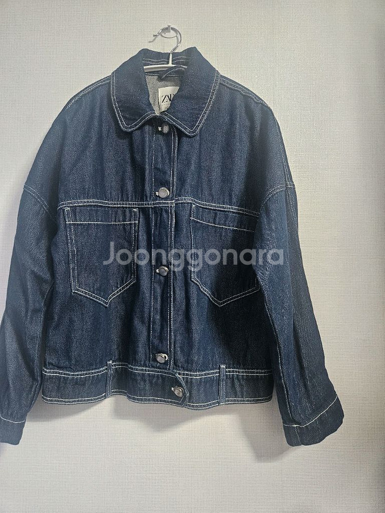 자라 데님 트러커 재킷--0