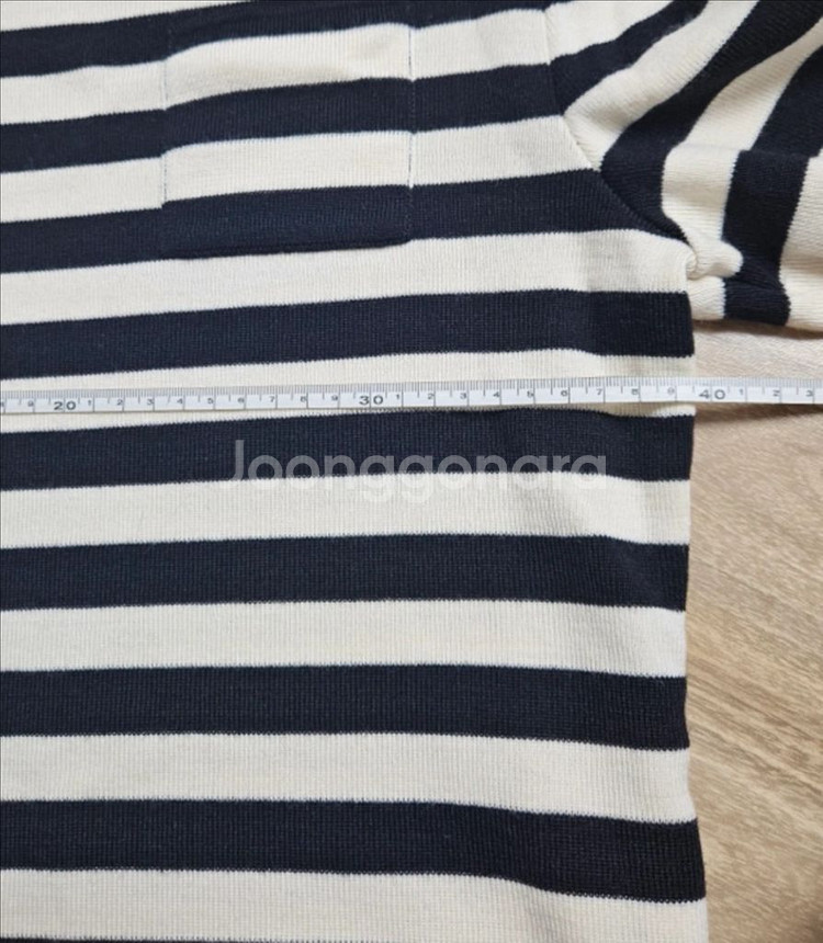 세인트제임스 니트 스트라이프 티셔츠--3