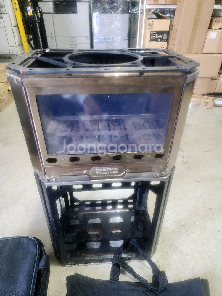 캠핑투게더 묠니르 화로대 세트 팝니다. 상태 A급--8