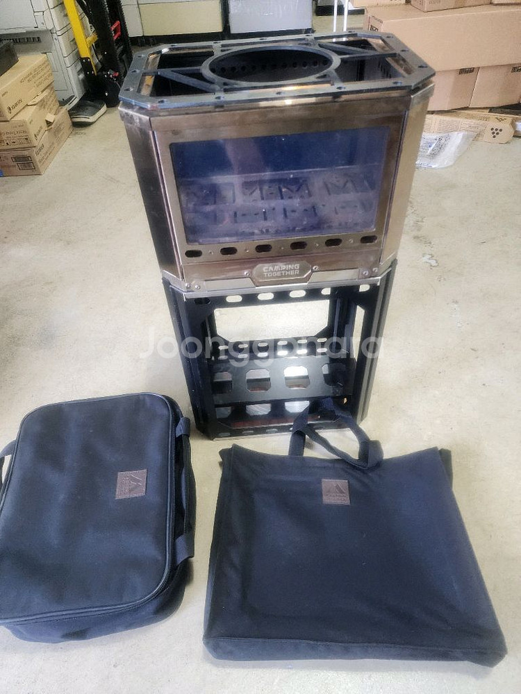 캠핑투게더 묠니르 화로대 세트 팝니다. 상태 A급--7