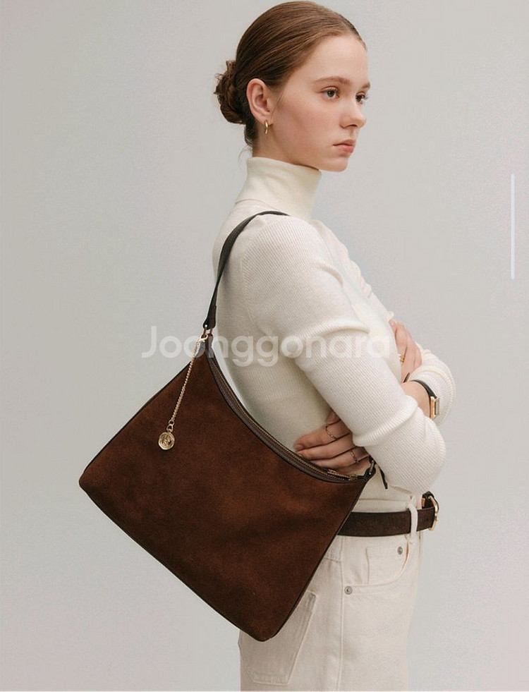 룩캐스트 수잔 스웨이드 호보백--0