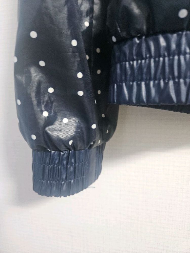 아디다스 여성 폴카도트 바람막이 자켓--5