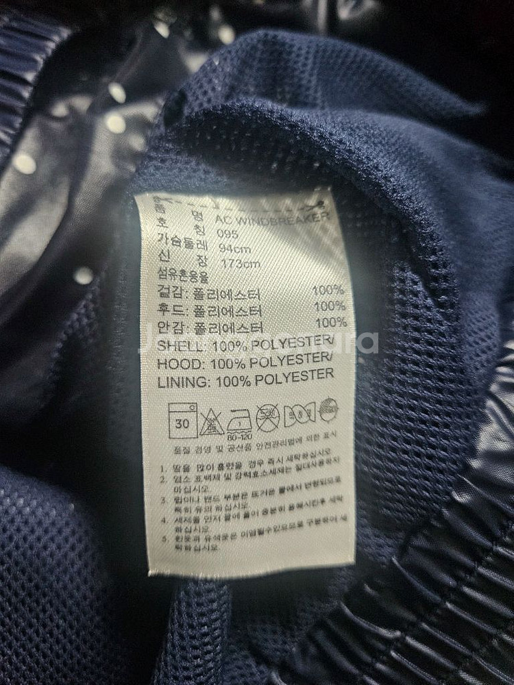 아디다스 여성 폴카도트 바람막이 자켓--9