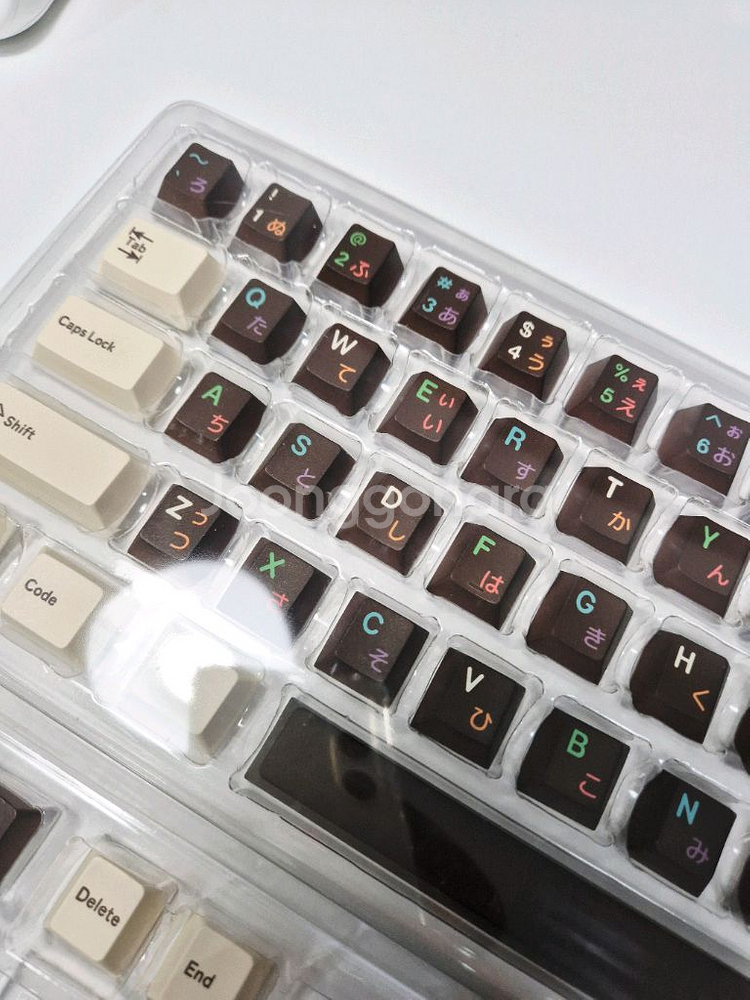 일당오 도넛 PBT 키보드 키캡 + 포인트 키캡 4종--2