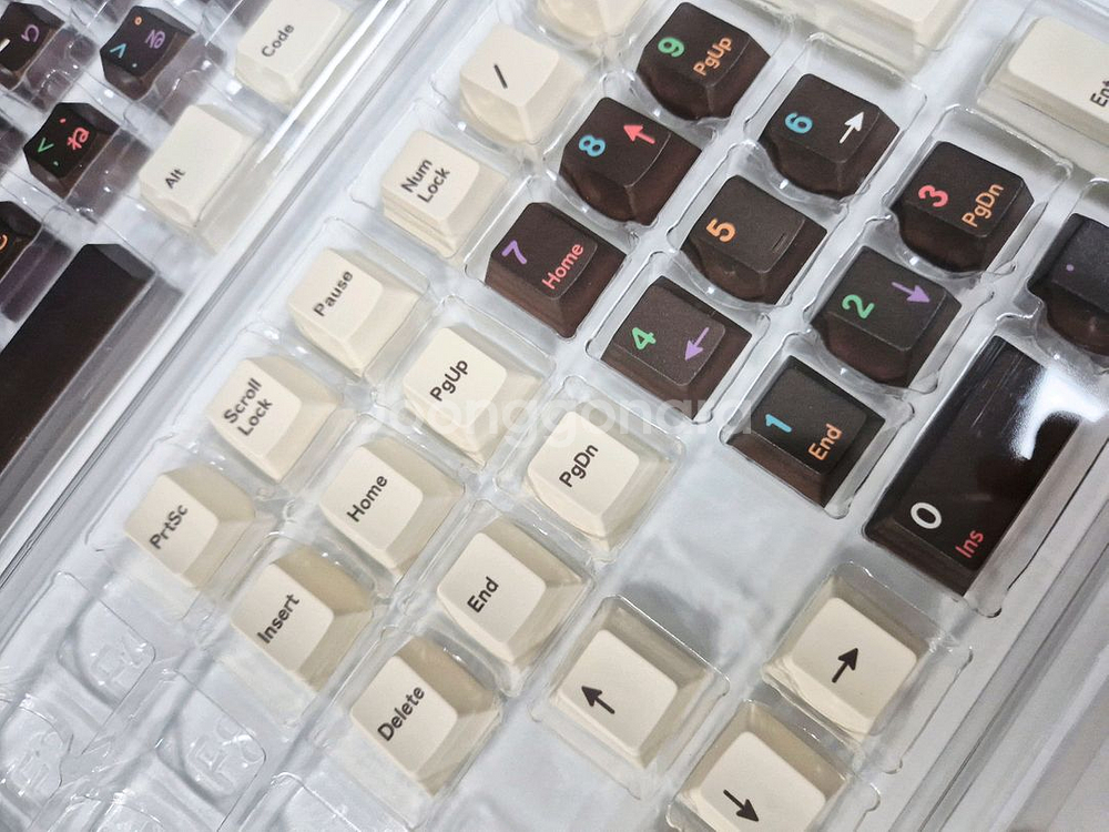 일당오 도넛 PBT 키보드 키캡 + 포인트 키캡 4종--5